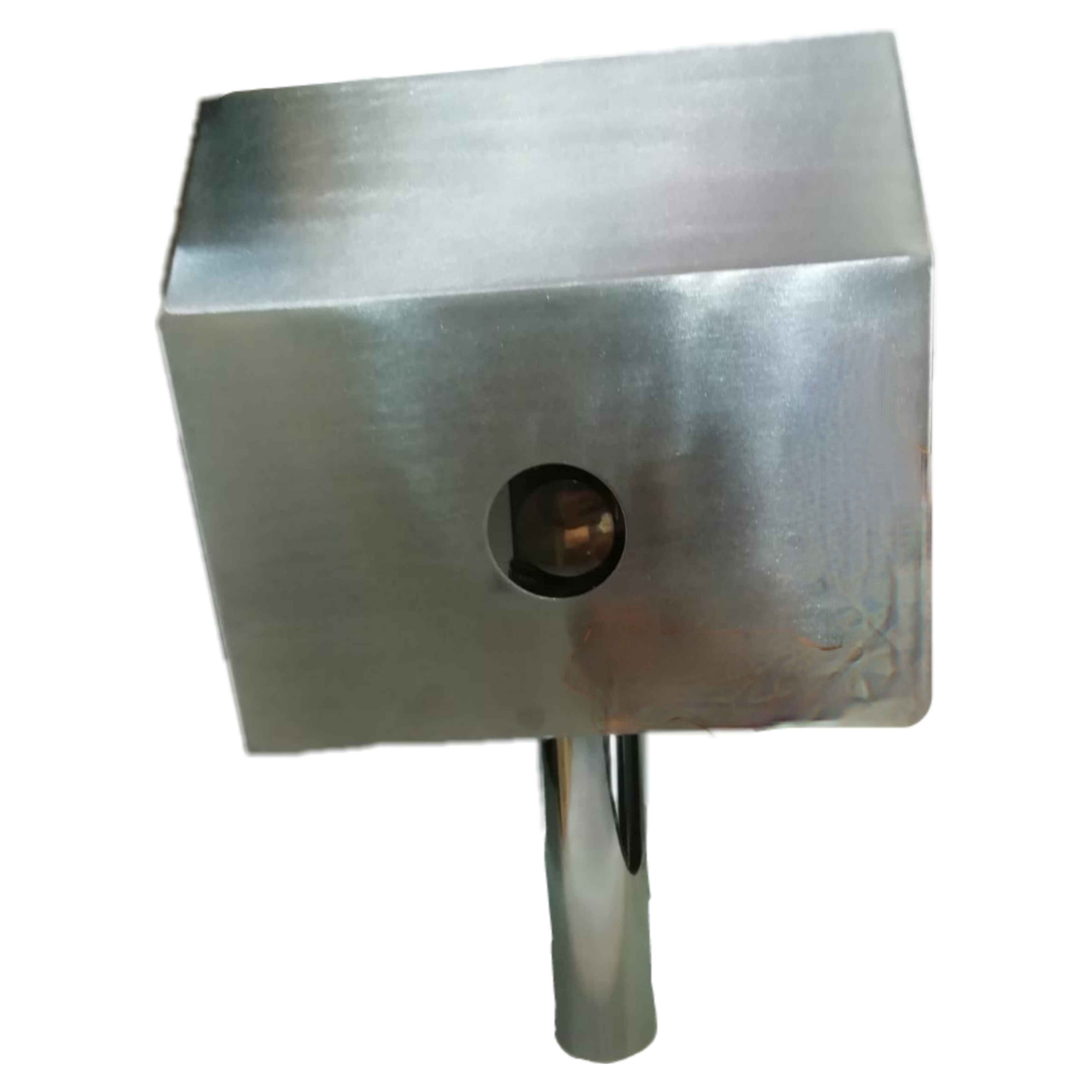 Caja protectora de acero inox 304 1mm para fluxómetro